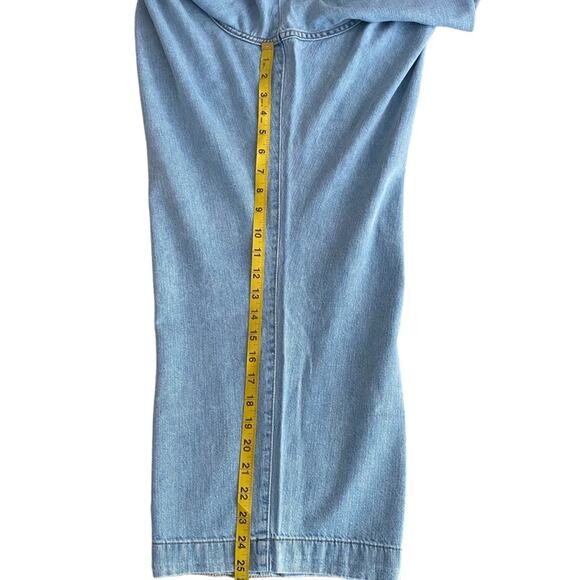 Levi's 22 Denim Jeans Plus Size High-Rise Wide Leg Crop Levi Strauss Heritage - Picture 11 of 14